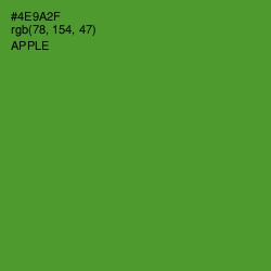 #4E9A2F - Apple Color Image