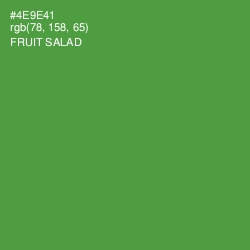 #4E9E41 - Fruit Salad Color Image