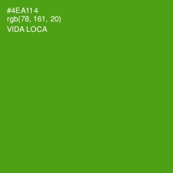 #4EA114 - Vida Loca Color Image