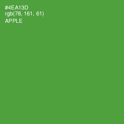 #4EA13D - Apple Color Image