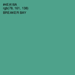 #4EA18A - Breaker Bay Color Image