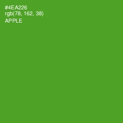 #4EA226 - Apple Color Image