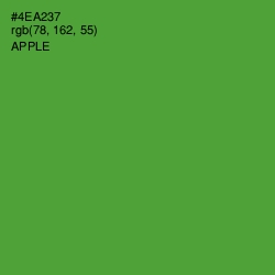 #4EA237 - Apple Color Image
