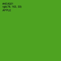 #4EA321 - Apple Color Image