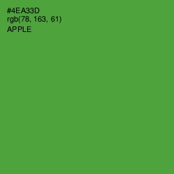 #4EA33D - Apple Color Image