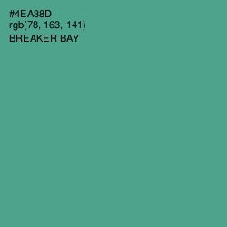 #4EA38D - Breaker Bay Color Image