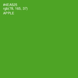 #4EA525 - Apple Color Image