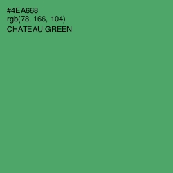 #4EA668 - Chateau Green Color Image