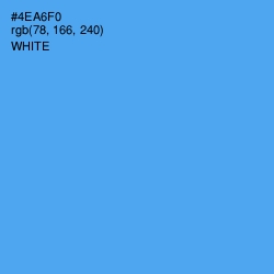 #4EA6F0 - Picton Blue Color Image