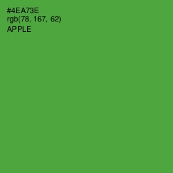 #4EA73E - Apple Color Image