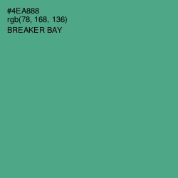 #4EA888 - Breaker Bay Color Image