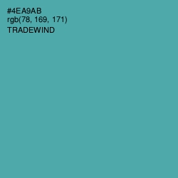 #4EA9AB - Tradewind Color Image