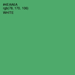 #4EAA6A - Chateau Green Color Image