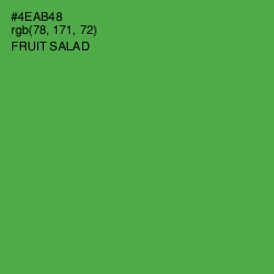 #4EAB48 - Fruit Salad Color Image