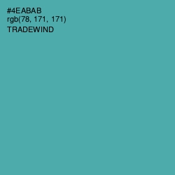 #4EABAB - Tradewind Color Image