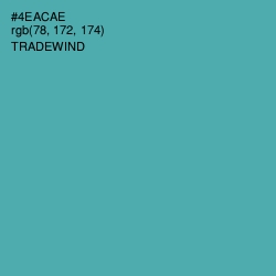 #4EACAE - Tradewind Color Image