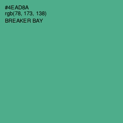 #4EAD8A - Breaker Bay Color Image