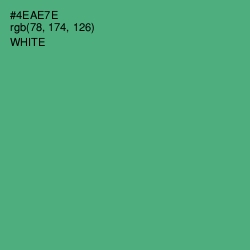 #4EAE7E - Ocean Green Color Image