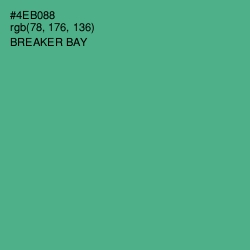#4EB088 - Breaker Bay Color Image