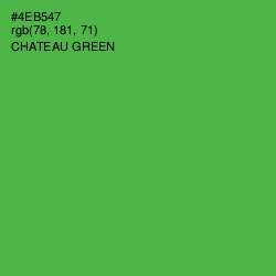 #4EB547 - Chateau Green Color Image