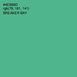 #4EB58D - Breaker Bay Color Image