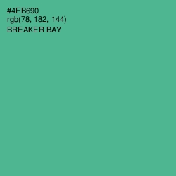 #4EB690 - Breaker Bay Color Image