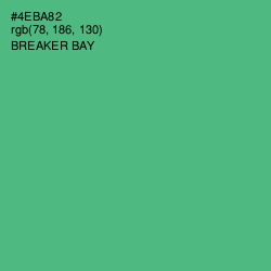 #4EBA82 - Breaker Bay Color Image