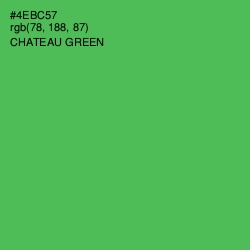 #4EBC57 - Chateau Green Color Image