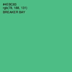 #4EBC83 - Breaker Bay Color Image