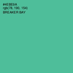 #4EBE9A - Breaker Bay Color Image