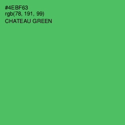 #4EBF63 - Chateau Green Color Image