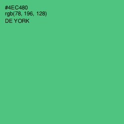 #4EC480 - De York Color Image