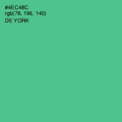 #4EC48C - De York Color Image