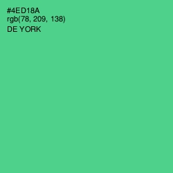 #4ED18A - De York Color Image
