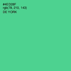 #4ED28F - De York Color Image