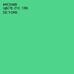 #4ED48B - De York Color Image