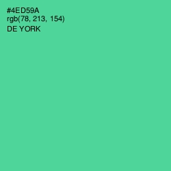 #4ED59A - De York Color Image