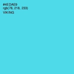 #4EDAE9 - Viking Color Image