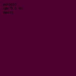 #4F0030 - Blackberry Color Image