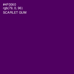 #4F0060 - Scarlet Gum Color Image