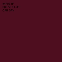 #4F0E1F - Cab Sav Color Image