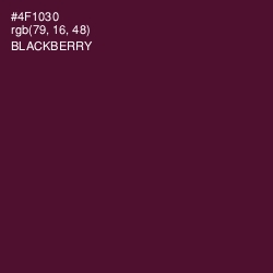 #4F1030 - Blackberry Color Image
