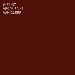 #4F1107 - Van Cleef Color Image