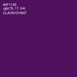 #4F115E - Clairvoyant Color Image