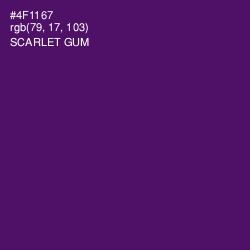 #4F1167 - Scarlet Gum Color Image