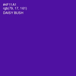 #4F11A1 - Daisy Bush Color Image