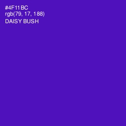 #4F11BC - Daisy Bush Color Image