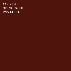 #4F140B - Van Cleef Color Image