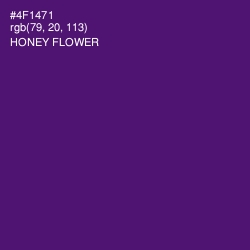 #4F1471 - Honey Flower Color Image