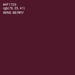 #4F1729 - Wine Berry Color Image